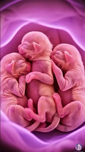 Unborn Kittens Stretching and Breathing – Cat ASMR