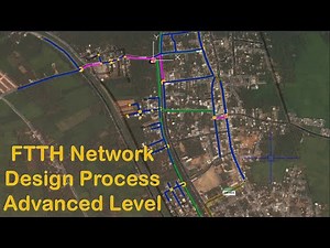 FTTH Advanced Level Network Route Map Design in Telugu||Fiber Tech with Sandeep Polisetti