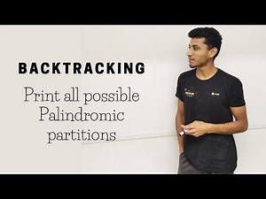 14 Print all possible Palindromic partitions