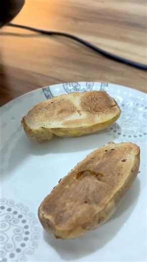 Fried Aloo 🥔 Vo Bhi Zero Oil Wala 😋#aloo #alootikki #explore #food