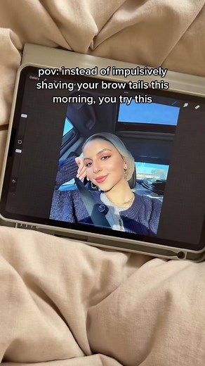 Achieve the Straight Eyebrow Trend Without Shaving - POV Video