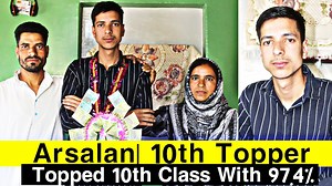Arsalan Of Asham Bandipora Qualified 10th Class Exams With 97.4%. | Kashmir Global Times