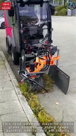 Road Sweeper Tool Machine for Fast Grass Cleaning#tool