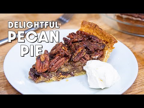 EASY Pecan Pie Recipe made from scratch, without corn syrup
