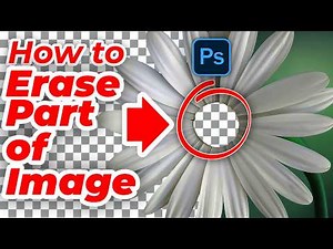 How to Erase Part Of An Image In Photoshop - Make Transparent Background in Adobe Photoshop