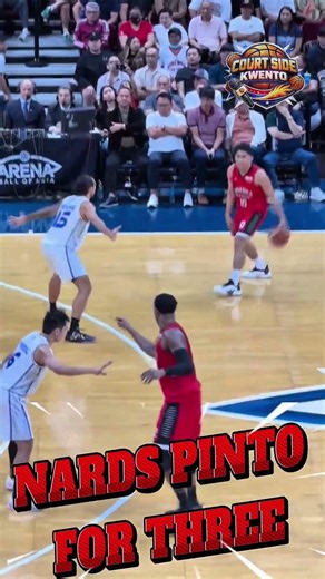 🏀🔥 "Tres ni Nards Pinto, sabay apir kay LA Tenorio! Ginebra vibes! 👏" #ginebra #pbahighlights #nsd