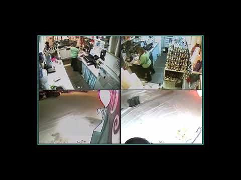 Surveillance footage of Israel Keyes abducting Samantha Koenig from the Common Grounds coffee stand.