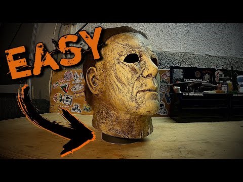 EASIEST DIY Mask Display - Trick Or Treat Studios - MASK DISPLAY