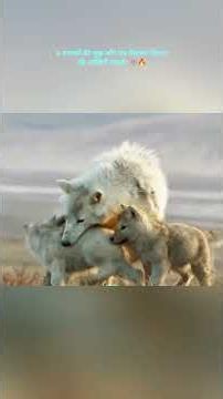 Wolves hunt a 400 kg monster for 6 hungry cubs! 😱|#shorts