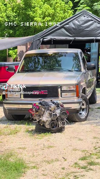 GMC Sierra 1992 with LS1 Corvette Engine Swap