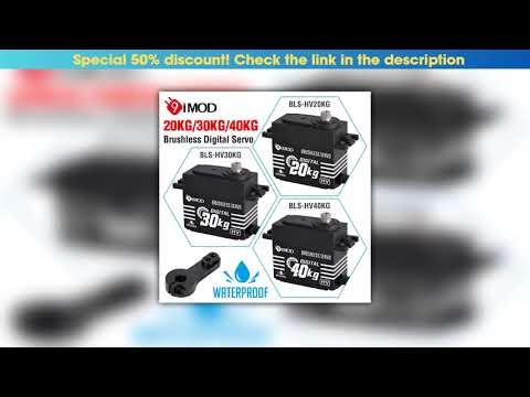 First Look 9imod Brushless Servo 20/30/40KG Aluminum Alloy Case Waterproof Digital Metal Gear Servo