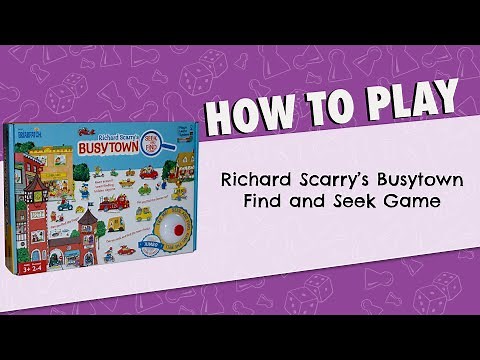 How to Play: Richard Scarry's Busytown Seek and Find Game from Briarpatch