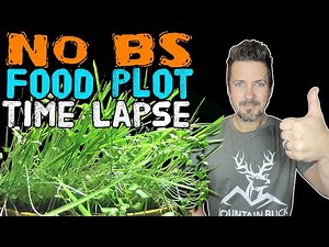 Food Plot Time Lapse: No BS - Domain Outdoor. Fast Growing Throw & Grow, No-Till Mix to Attract Deer