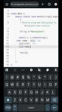 Fixing "Maalyalam" to "Malayalam" in Java | String Swap & Reverse