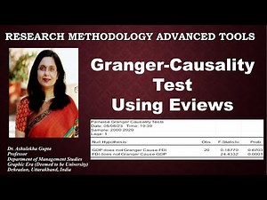 Granger Causality Test Using Eviews (data analysis)(eviews)(granger)(cause)(test)