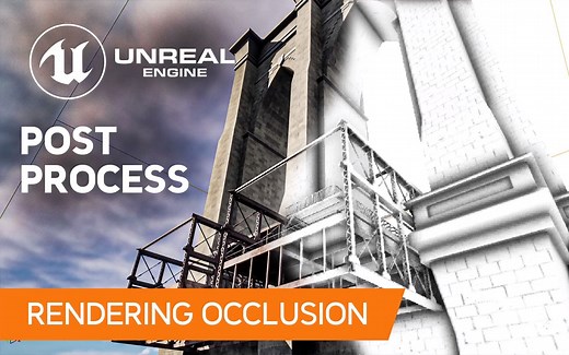Unreal Engine 5 渲染 Ambient Occlusion with Post Process Material