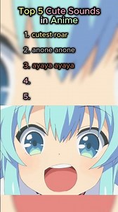 Top 5 Cute Sounds in Anime 😍
