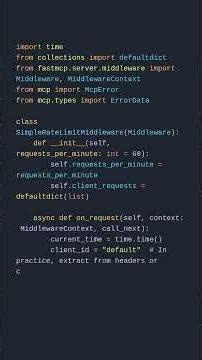 FastMCP Middleware Implementation Patterns - Part 24/29
