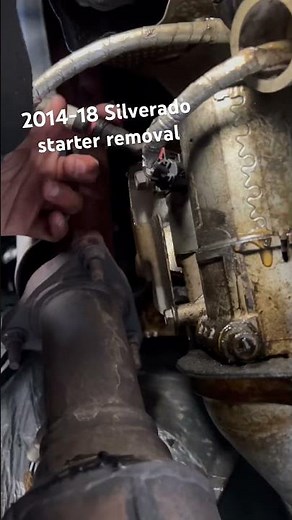 2014-18 Silverado/sierra/tahoe/yukon starter removal #mechanic #ls #chevy #gmc #starter #removal