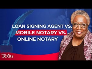 Mobile Notary vs. Traditional Notary vs. Loan Signing Agent: Notary Specialties
