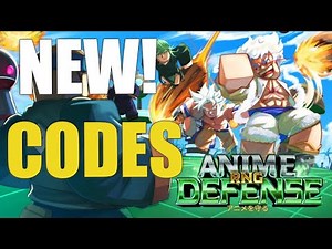[🎉 RELEASE] ANIME DEFENSE RNG CODES [ROBLOX]
