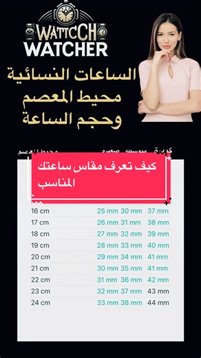 كيف تختار مقاس الساعة المثالي لمعصمك؟