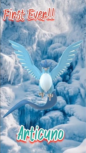 First ever Articuno Raid ✨🥶🔥 in Pokemon go