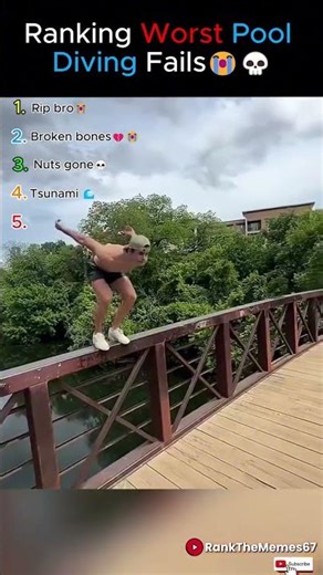 Worst Pool Diving Fails #shortvideo #funny #fail
