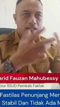 SN 15 Sep 2025, Air Bersih Dan Listrik Fastilas Penunjang Mendukung Pelayanan Di Rsud Pemkab Fakfak