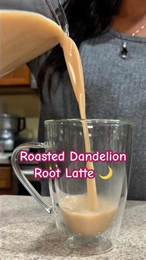 Roasted Dandelion Latte 🌿 A Cozy Caffeine Free Night Drink | The Healer’s Garden