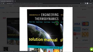 Fundamentals of engineering thermodynamics Moran 9th edition problems solutions manual pdf