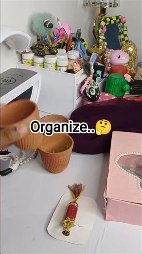 organising craft table 😱 ‪@thamanishahandicraft‬ #diy #craft #table #organizer #shorts #youtube #art
