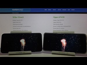 Comparison Test of WIKO View 3 & OPPO A74 5G - Check Color Saturation