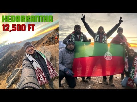 We Sang The Mohun Bagan Anthem At The Kedarkantha Summit