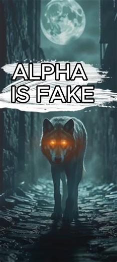 Stop Calling Yourself an Alpha 🐺 #shorts #wolf #facts