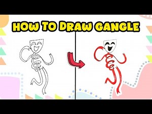 How to Draw Gangle from The Amazing Digital Circus – Colorful Art