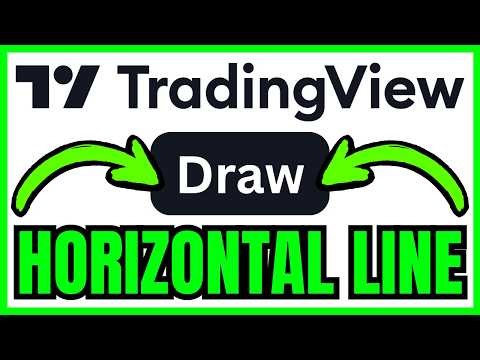How To DRAW HORIZONTAL LINE In TradingView (QUICK & EASY) 2026