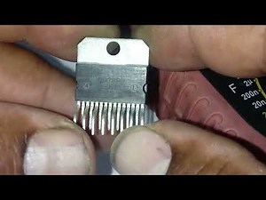 Como testar o TDA7294