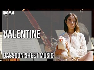 Bassoon Sheet Music: How to play Valentine by Laufey
