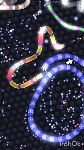 餌釣りローリングキル✨ #slithersnake #slitherio #スリザリオ #スリザリオスマホ #onlinegaming