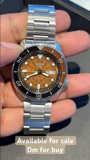🧭 Seiko 5 Sports Compass Dial Watch | Rare Orange Edition | Best Deal! Available for sale