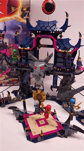 LEGO NINJAGO Wolf Mask Shadow Dojo (71813)[1190 pcs] Review Part 2 #shorts ‪@TopBrickBuilderLite‬