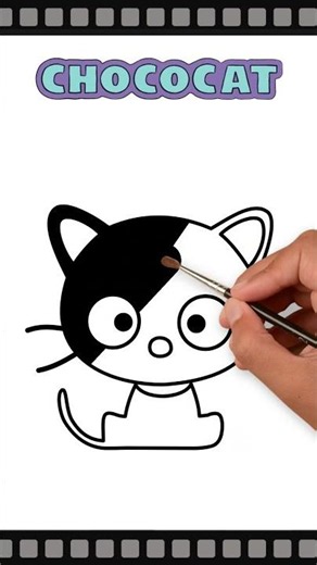 Choco cat（チョコキャット）#サンリオ #ぬりえ