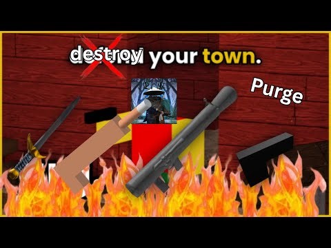 Beating the purge in grg (Roblox Generic Roleplay Gaem)