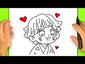 Comment Dessiner Zenitsu Agatsuma de Demon Slayer | Étape par Étape Simple et Facile