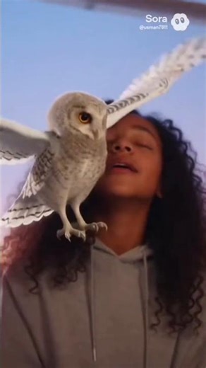Baby Owl Learns to Fly in Seconds 🦉✨ | Emotional Short #ai #animals #wildliferescue