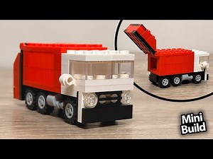 Mini Red Garbage Truck | Easy LEGO Build