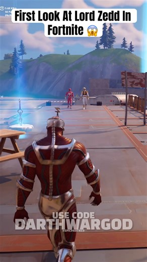 First Look At Lord Zedd In Fortnite #epicpartner #powerrangers #lordzedd #shorts