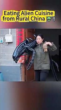 Finally, Alien Became a Chinese Village Delicacy 👽🍲#Food #Foodie #Delicious #Yummy#shorts