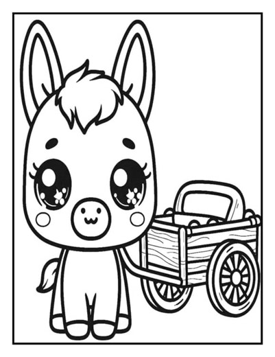 Farm Animals Coloring Book | Printable Coloring Pages for Kids | Grade K-5